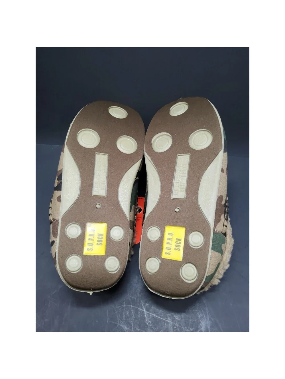 NEW Deer Stags Nordic Indoor Outdoor Slippers Camo Supro Tech Men's Sz 8 Wide